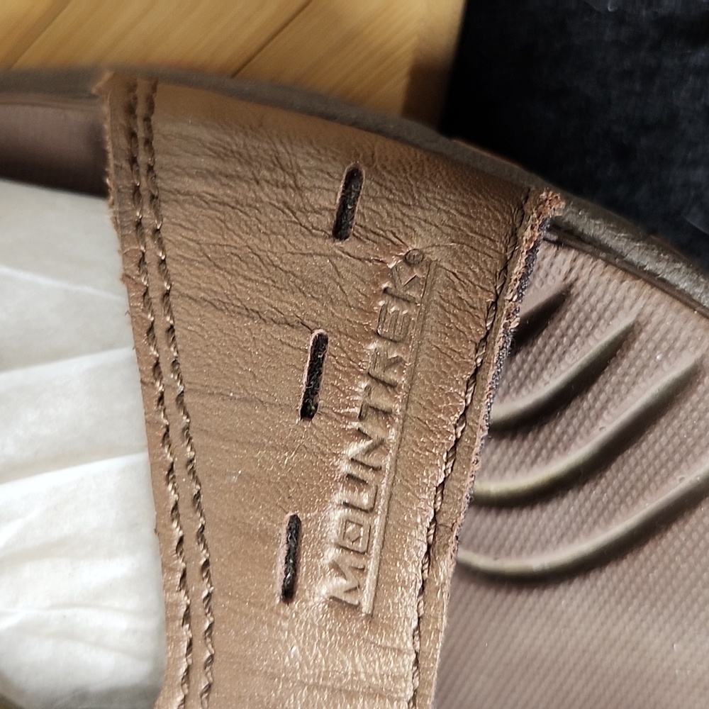 👉*MOUNTREK* "REMOTE DUNE" LEATHER SANDALS H8072 ~SLIP RESISTANT DESIGN ~SIZE 9 - Picture 5 of 14